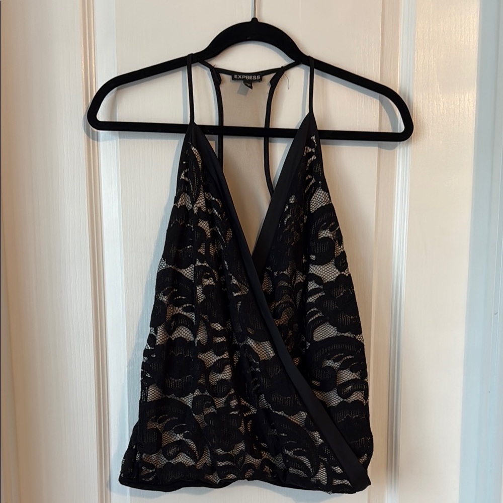 Express black tank top